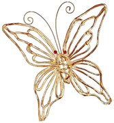 JΚ Home Décor - Στολίδι Πεταλούδα Χριστουγέννων