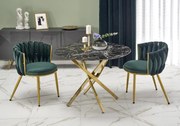 RAYMOND 2 table, color: top - black marble, legs - gold DIOMMI V-CH-RAYMOND_2-ST-CZARNY_ZŁOTY