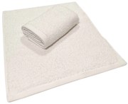 Πετσέτα Βαμβακερή Χειρός 30x50εκ. White Komvos Home 7001419-25