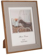 Κορνίζα Με Χρυσό Γείσο 88606 13x18cm Cream-Gold Πλαστικό