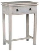 WOODWELL ΕΙ929,1MAISON CONSOLE Έπιπλο Κονσόλα 1 Συρτάρι, Ξύλο Mango Antique Άσπρο 60x34x80cm ΕΙ929,1