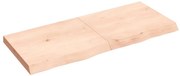 vidaXL Ράφι Τοίχου 120x50x(2-6) εκ. από Ακατέργαστο Μασίφ Ξύλο Δρυός