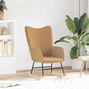 vidaXL Χαλαρωτική Πολυθρόνα Μπεζ 61 x 78 x 98 εκ. ύφασμα