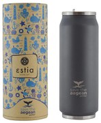 Θερμός Save The Aegean Grey Matte 500ml Estia 01-9441