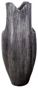 Βάζο Αλουμινίου Bajan 19,5x14xH46cm Antique Silver Aluminium
