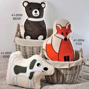 Διακοσμητικό Μαξιλάρι Down Town Animals Καφέ