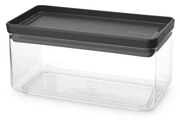 Brabantia 1008873 Κουτί αποθήκευσης προϊόντων Tasty+ Stackable 1.5L, Dark Grey