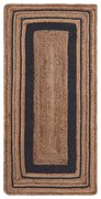 Χαλί Διαδρόμου (60x130) Silk Fashion 1728 Natural/Black