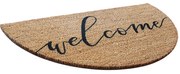 Πατάκι Εισόδου Welcome 796LMN9805 70x40cm Brown-Black Aberto Design 70x40