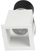 Σποτ Χωνευτό VK/04219/W/W 4,2x4,2cm Led 150Lm 3W 3000K White VKLed Τετράγωνο