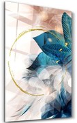 Πίνακας Γυάλινος 672BRS1363 46x72cm Multi Wallity Κάθετοι Γυαλί