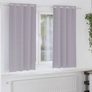 vidaXL Κουρτίνες 2 pcs Μεταλλικό Γκρι 175 x 140 εκ. Πολυεστέρας