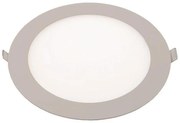 Φωτιστικό Χωνευτό Slim LED 18W Σατινέ EUROLAMP 145-68412