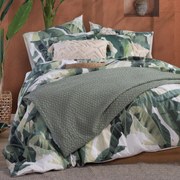 Κουβέρτα Elmer Πικέ Green Nef-Nef Υπέρδιπλo 230x240cm 100% Βαμβάκι