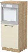 Επιδαπέδιο ντουλάπι φούρνου ψηλό Modena K14-60-1KR-Δρυς - Μπεζ - 60.00Χ60.00Χ148.00cm