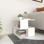 Τραπέζι Βοηθητικό Λευκό 40 x 40 x 40 εκ. από Επεξ. Ξύλο 806292