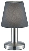 Φωτιστικό Επιτραπέζιο Mats II 599700142 14x24cm 1xE14 40W Nickel-Grey Trio Lighting