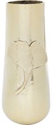 Βάζο Ginkgo Leaf Χρυσό 19x17x42 εκ. 19x17x42εκ - Χρυσό