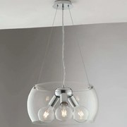 Φωτιστικό Οροφής Equatore I-EQUATORE/S40TR 3xE27 Φ40cm 120cm Clear Luce Ambiente Design