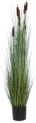 Τεχνητό Φυτό Typha Angustifolia Grass 20113 Φ50x150cm Brown-Green GloboStar PVC