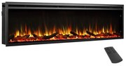 Έξυπνο Ηλεκτρικό Τζάκι Ένθετο 1500W Μαύρο Richen Insert 183 R-EF 289B Sieline-R-EF 289B-Μαύρο R-EF 289B