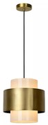 Φωτιστικό Κρεμαστό Lucide 45497-30-02 FIRMIN Χρυσό Χρώμα (Gold Coloured)|Λευκό (White)