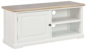 vidaXL Έπιπλο Τηλεόρασης Λευκό 90 x 30 x 40 εκ. Ξύλινο