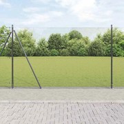 Φράχτης με Στήλες. Γκρι 1.5 x 50 m Ατσάλι