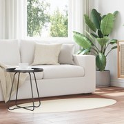 vidaXL Χαλιά "HUARTE" Κρεμ 80x150 εκ. Ωοειδές
