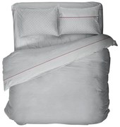 Φανελένια Σεντόνια Μονά (Σετ) Viopros Flannels 2543 Γκρι Γκρι ΜΕ ΛΑΣΤΙΧΟ 100x200+25