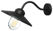 Απλίκα Φωτιστικό Τοίχου E27 60W IP44 Klampenborg Elstead Lighting KLAMPENBORG-BK Μαύρο