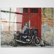 Πίνακας Γυάλινος 681BRS1311 100x70cm Multi Wallity Οριζόντιοι Γυαλί