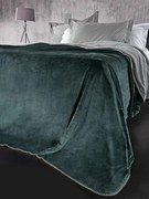 ΜΟΝΗ ΚΟΥΒΕΡΤΑ 160x220cm GUY LAROCHE ΜΑΞΙΛΑΡΙ ΦΙΓΟΥΡΑΣ - VELVET EMERALD