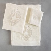 Πετσέτες Μπάνιου (Σετ 3τμχ) Rythmos Cybele 500gsm Ιβουάρ