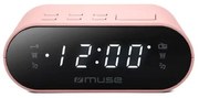 MUSE M-10CPK Επιτραπέζιο Ψηφιακό Ρολόι με Ξυπνητήρι &amp; Ραδιόφωνο Ροζ