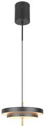 Φωτιστικό Κρεμαστό Trio Lighting KEATON 340219180 Μαύρο Ματ (Black Mat) και Χρυσό Χρώμα (Gold Coloured) 2300+3000+4000K