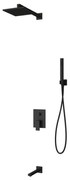 Σετ Μπαταρίας Εντοιχισμού Delos Nero SETCFT205-BL Black Karag Μέταλλο
