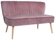 ΚΑΝΑΠΕΣ ANDY 2ΘΕΣΙΟΣ ΣΑΠΙΟ ΜΗΛΟ ΒΕΛΟΥΔΟ HM8401.02 128x70x77Υ εκ.