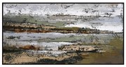 Πίνακας τοίχου C4575.01 SEDIMENT με Κορνίζα Μαύρη Καμβάς 142x4.5x72Υ εκ. 142x4.5x72 εκ.