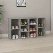 vidaXL Παπουτσοθήκη Γκρι Sonoma 103x30x55 εκ. από Επεξεργασμένο Ξύλο