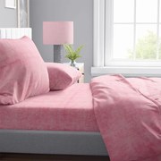 Παπλωματοθήκη Shadow 17 Pink DimCol Υπέρδιπλo 220x240cm Βαμβάκι-Πολυέστερ