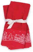 Χριστουγεννιάτικες Πετσέτες (Σετ 2τμχ) Nef-Nef Homeware Christmas Village