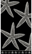 Πετσέτα Θαλάσσης Βελουτέ 203 Black DimCol Θαλάσσης 87x165cm 100% Βαμβάκι
