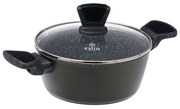 Κατσαρόλα Αντικολλητική Ρηχή Cuisson 01-11116 Φ20cm Dark Grey Estia 20cm Αλουμίνιο