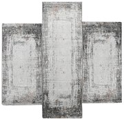 Χαλιά Κρεβατοκάμαρας (Σετ 3τμχ) Polcarpet Venice Merry 343 Multi Grey