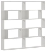 Βιβλιοθήκη Booky pakoworld 12 ραφιών λευκό μελαμίνης 180x20x175εκ