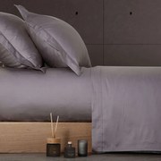 Σεντόνι Elements Anthracite Nef Nef King Size 280x270cm Χωρίς Λάστιχο 100% Βαμβακοσατέν