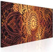 Πίνακας - Amber Mandala 120x40