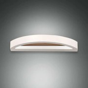 Φωτιστικό Τοίχου - Απλίκα Cordoba 3697-21-102 12W Led 29,5x11,5x32cm White Fabas Luce Μέταλλο,Ξύλο