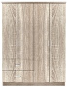 Ντουλάπα ArteLibre HOYA WAX Φυσικό Μοριοσανίδα 119x42x181cm